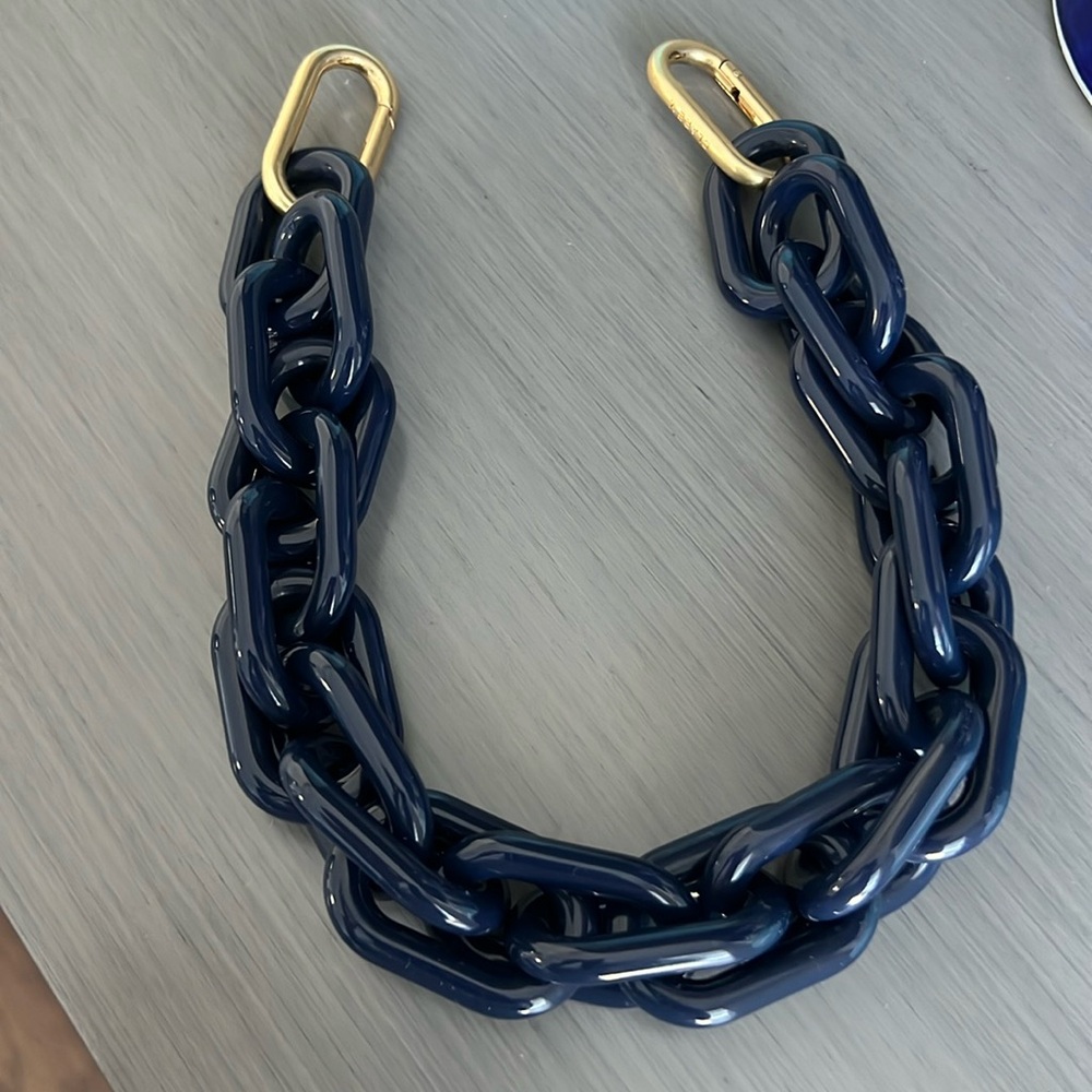 Clare V Resin Shortie Strap Navy